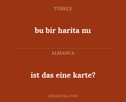 bu bir harita mı - ist das eine karte?