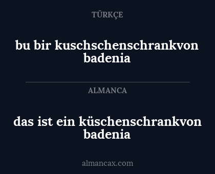 das ist ein küschenschrankvon badenia - bu bir kuschschenschrankvon badenia