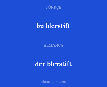 bu blerstift - der blerstift