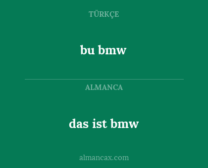 bu bmw - das ist bmw