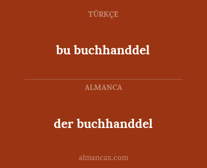 bu buchhanddel - der buchhanddel