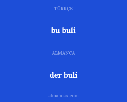 bu buli - der buli