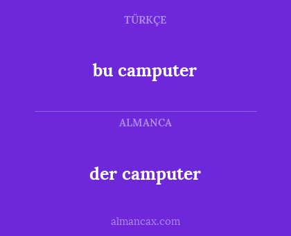 bu camputer - der camputer