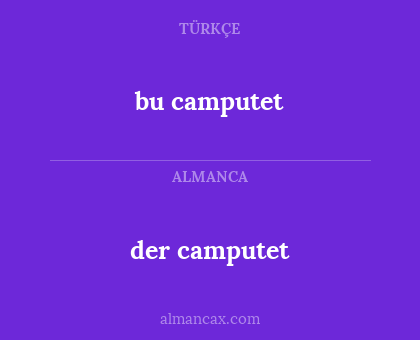 bu camputet - der camputet