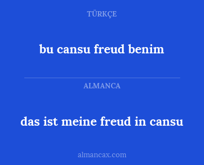 bu cansu freud benim - das ist meine freud in cansu