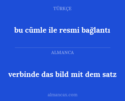 verbinde das bild mit dem satz - bu cümle ile resmi bağlantı