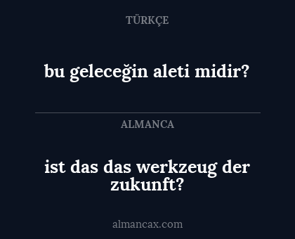 bu geleceğin aleti midir? - ist das das werkzeug der zukunft?