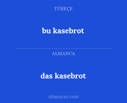 bu kasebrot - das kasebrot
