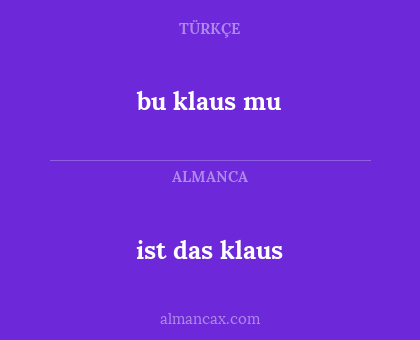 bu klaus mu - ist das klaus