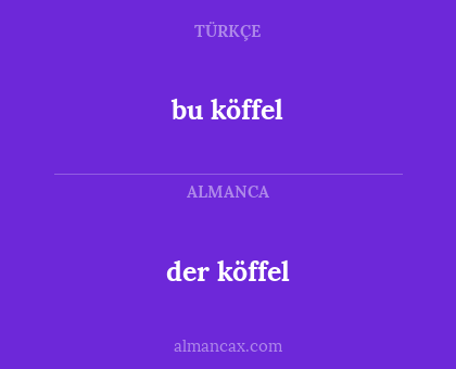 bu köffel - der köffel