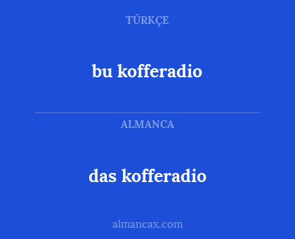 bu kofferadio - das kofferadio