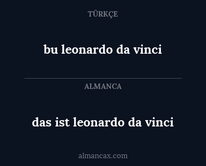 bu leonardo da vinci - das ist leonardo da vinci