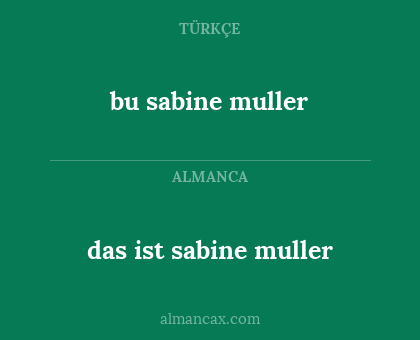 bu sabine muller - das ist sabine muller