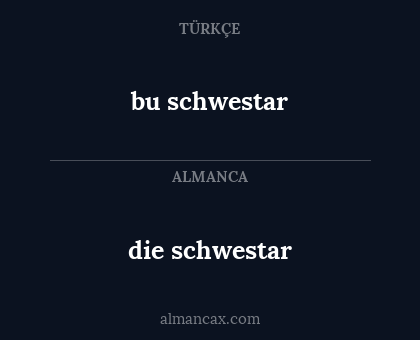 die schwestar - bu schwestar