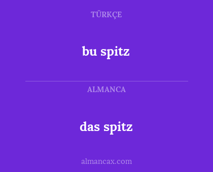 das spitz - bu spitz