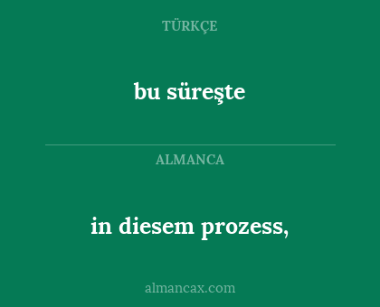 bu süreşte - in diesem prozess,