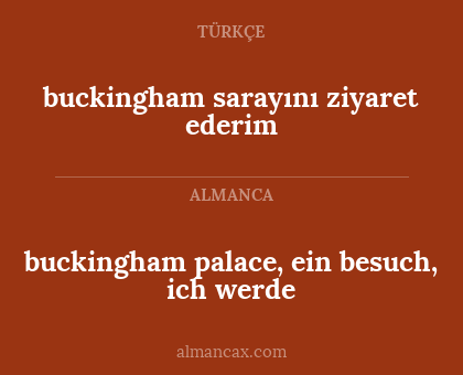 buckingham palace, ein besuch, ich werde - buckingham sarayını ziyaret ederim