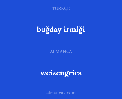 buğday irmiği - weizengries
