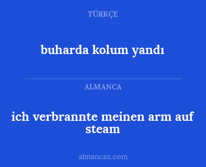 buharda kolum yandı - ich verbrannte meinen arm auf steam