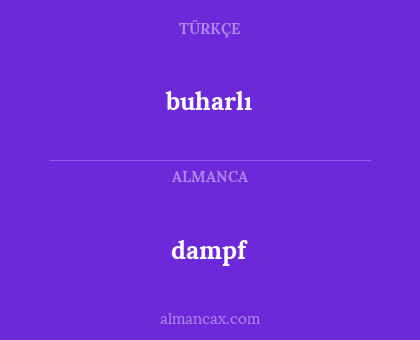 dampf - buharlı