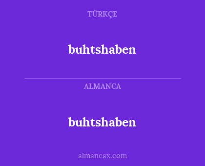 buhtshaben - buhtshaben
