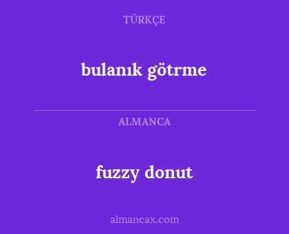 bulanık götrme - fuzzy donut