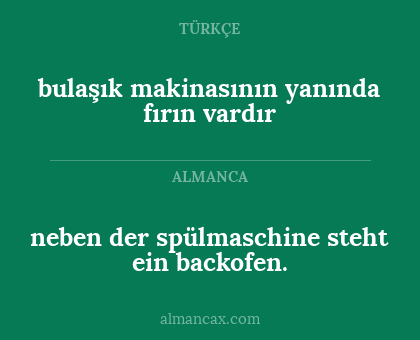 neben der spülmaschine steht ein backofen. - bulaşık makinasının yanında fırın vardır