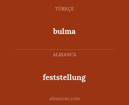feststellung - bulma