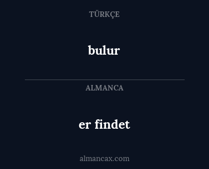 bulur - er findet