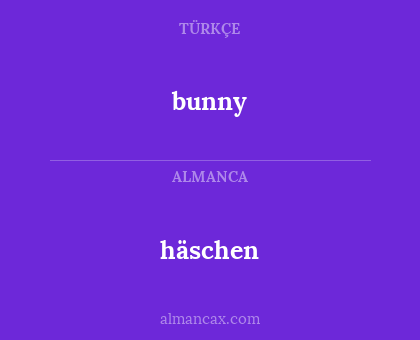 häschen - bunny