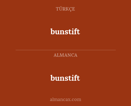 bunstift - bunstift