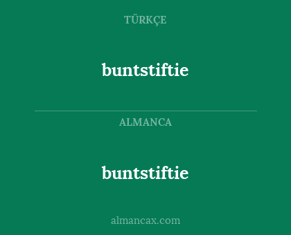 buntstiftie - buntstiftie