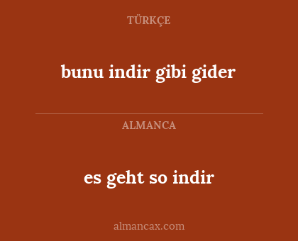 es geht so indir - bunu indir gibi gider
