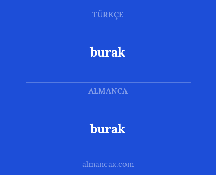 burak - burak