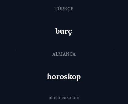 horoskop - burç
