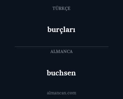 buchsen - burçları