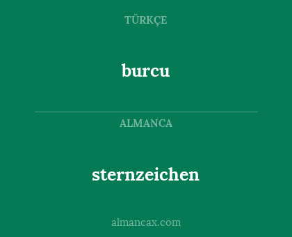 burcu - sternzeichen