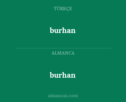 burhan - burhan