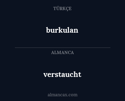 verstaucht - burkulan