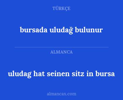 bursada uludağ bulunur - uludag hat seinen sitz in bursa