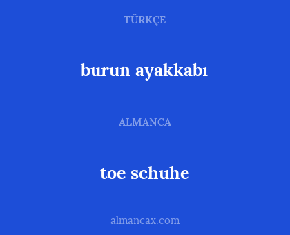 burun ayakkabı - toe schuhe
