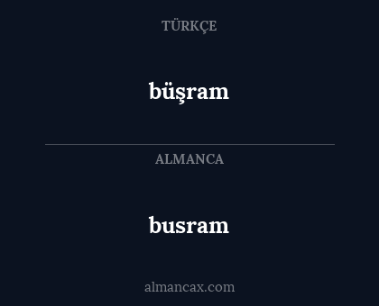 busram - büşram