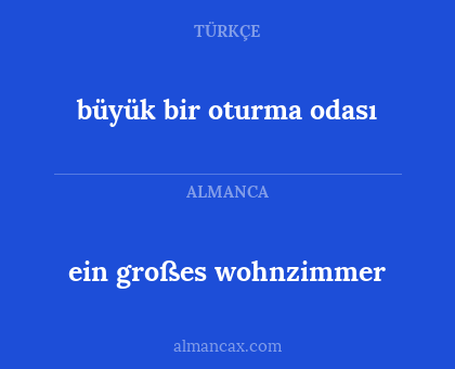 ein großes wohnzimmer - büyük bir oturma odası