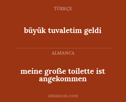 meine große toilette ist angekommen - büyük tuvaletim geldi