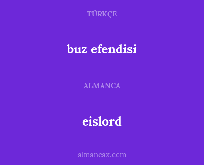 buz efendisi - eislord
