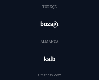 kalb - buzağı