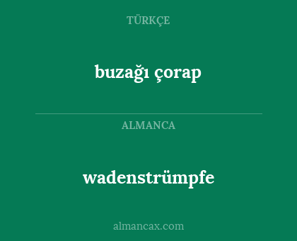 wadenstrümpfe - buzağı çorap