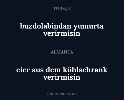 eier aus dem kühlschrank verirmisin - buzdolabindan yumurta verirmisin