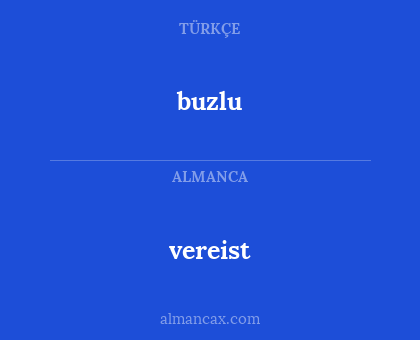 buzlu - vereist