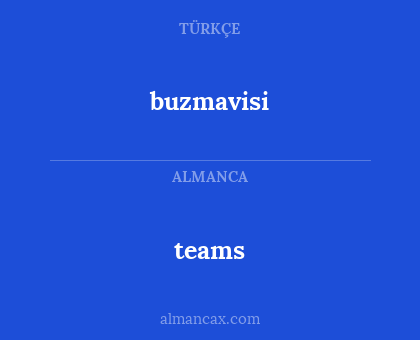 teams - buzmavisi